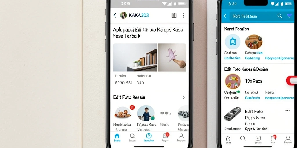 Tampilan antarmuka KAKA303 yang sederhana dan fungsional untuk Edit Foto Kertas Kaca.