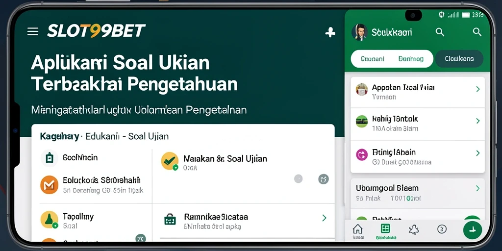 Antarmuka pengguna yang menarik dari aplikasi SLOT99BET.
